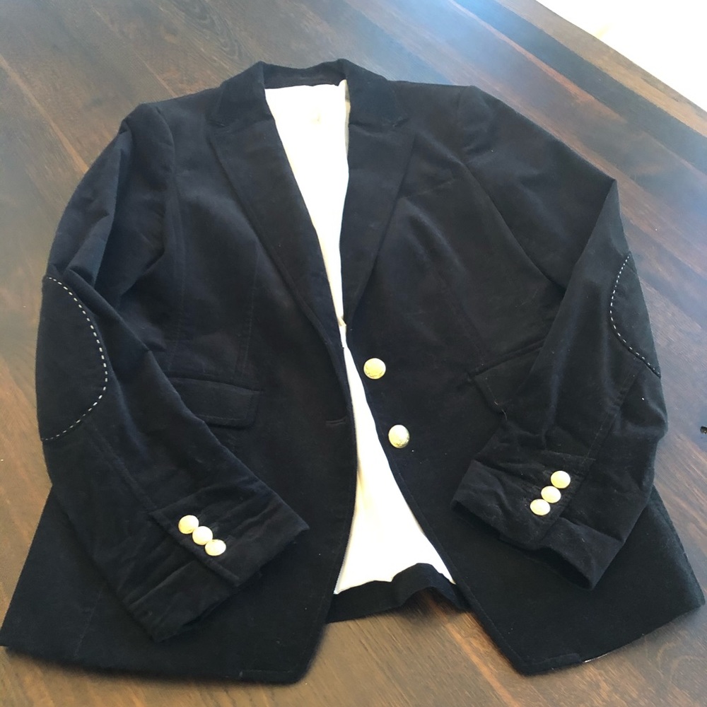Banana republic black corduroy blazer